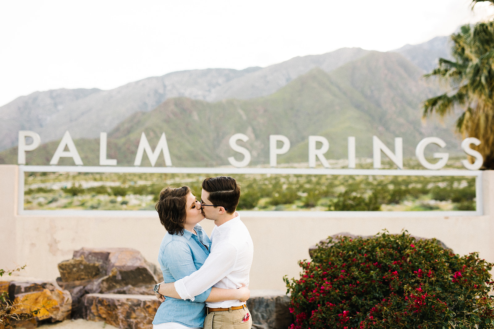 palm springs engagement photo locations